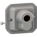 Legrand 069706L Plexo New Einsatz Schlüsselschalter für DIN-Halbzylinder 2 Positionen, grau