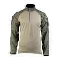 Mil-Tec Feldhemd Tactical 2.0 für Herren • Slim Fit Einsatzhemd mit Reißverschlusstaschen & Klettflächen • Langarm Combat Shirt