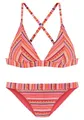 LASCANA Triangel-Bikini mit glitzernden Streifen