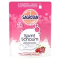 SAGROTAN Samt-Schaum Handwaschschaum Nachfüller, 250 ml 3077921 , Kirschblüte & Rose