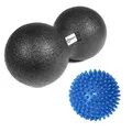 Sporttrend 24® Faszienball Duoball 12cm + ø 9cm Massageball Igelball | Massage