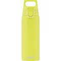 Sigg - Edelstahl Trinkflasche - Shield ONE Ultra Lemon - Für Kohlensäurehaltige Getränke Geeignet - Auslaufsicher - Federleicht - BPA-frei - Outdoor & Fitness - helles Zitronengelb - 0,75L