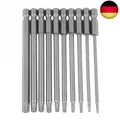 10 stücke Torx Schraubendreher Bits Set S2 Stahl 1/4 Zoll Sechskantschaft Stern