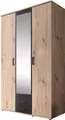 Schlafkontor Drehtürenschrank im modernen Dekor Artisan Eiche