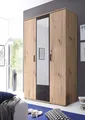 Kleiderschrank MICKY BHT 120x197x54 cm braun Drehtürenschrank