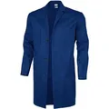 Qualitex Arbeitskittel Basic BW 240 Unisex, blau, lange Ärmel, Größe 54