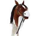 Hoofly Hobby Horse Braun (Schecke) - Großes Steckenpferd für Kinder
