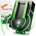 Gardigo® Marderschreck Auto Batteriebetrieben | Marderschutz für KFZ und Haus | Batterietausch ohne Ausbau | 12-24 kHz | Ultraschall Marderabwehr für Motorraum, Dachboden, Haus | Marder vertreiben