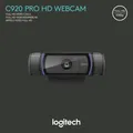 Logitech Webcam C920, Full HD 1080p, schwarz 1920x1080, 30 FPS, USB, Retail 960-001055