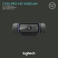 Logitech Webcam C920 Pro HD 1080p 1920x1080 Pixel 30 FPS USB schwarz 960-001055