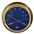 Barigo Thermometer Hygrometer Comfortmeter Messing Skala blau Regatta 984msbl