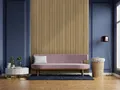 Akustikpaneele 2er Set Wandpaneele Eiche 260x33cm Lamellen 13 mm Akustik Wand