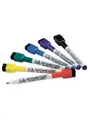 Nobo Quartet ReWritables - Marker - Black, Red, Blue, Green, Yellow, Purple (Pack of 6)