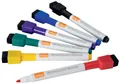 6 nobo Whiteboard-Marker, magnethaftend, Rundspitze, 6er Etui