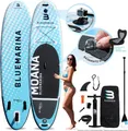 Stand Up Paddle Board Moana | SUP Board - inkl. Paddel, Pumpe & Rucksack - Standup Surfbrett aufblasbar - Kajak - Paddling Board - 305x76x15 cm