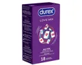 durex Kondome Love Mix Packung mit, 18 St., Markenkondome im Mix für überraschende Abwechslung