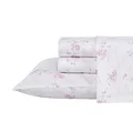 Laura Ashley Home | Satin-Kollektion | Bettlaken-Set – 100% Baumwolle, Oeko-Tex Zertifiziert, knitterfreie Bettwäsche, weicher nach jeder Wäsche, Kingsize, Garden Muse, USHSA01176047