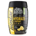 Isostar Hydrate & Perform Iso Drink – 400 g isotonisches Getränkepulver – Elektrolyt Pulver zur Unterstützung der sportlichen Leistungsfähigkeit – Zitrone