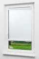 Lysel Outlet Glasleistenrollo verspannt Tageslicht, (B x H) 95cm x 175cm in weiß/reinweiß