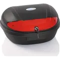 TRESKO® XXL Motorradkoffer Top Case Rollerkoffer 48 Liter Top Case Roller Universal-Case - Schwarz