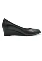 Tamaris Damen Pumps Leder Keilabsatz TOUCHit Fußbett 1-22320-42, Größe:41 EU, Farbe:Schwarz