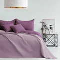 texpot Bettüberwürf 240 x 260 cm violett-Flieder Tagesdecke zweiseitig Ultrasonic Steppung