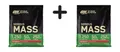 2 x Optimum Nutrition Serious Mass (12lbs) Strawberry (18,33 EUR/kg)