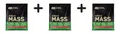 3 x Optimum Nutrition Serious Mass (12lbs) Strawberry (17,72 EUR/kg)