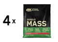 4 x Optimum Nutrition Serious Mass (12lbs) Strawberry (17,42 EUR/kg)