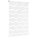 Sekey Doppelrollo Wellen Klemmfix ohne Bohren für Fenster, Doppelrollo 90 cm breit, Duo Rollo Welle Jalousie Sonnenschutz, 90x100cm, Weiß