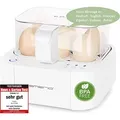 Emerio Eierkocher EB-115560.14 mit Sprachausgabe in 6 Sprachen (DE EN FR ES IT PL), Anzahl Eier: 6 St., 400 W weiß