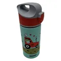 Sigg - Alu Trinkflasche Kinder - Miracle Tractor - Mit Trinkhalm - Auslaufsicher