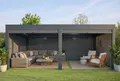 MCW Pergola Terassenvordach 6x3m Lamellendach Pergola Terassenüberdachung Alu, (7-tlg)