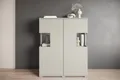 OTTO home Highboard Kenia (1 St), Modernes Highboard mit Glastüren, Breite 100 cm