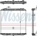 NISSENS 671750 Kühler Wasserkühler Motorkühler passend für MERCEDES-BENZ ACTROS MP4 / MP5 ANTOS AROCS
