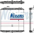 Nissens 671750 Kühler für Motorkühlung Motorkühler Autokühler Kühler