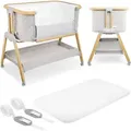 3-in-1 Beistellbett, Reisebett & Babybett, höhenverstellbar, für Neugeborene