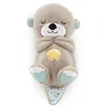 Fisher-Price Schlummer Otter Kuscheltier mit Atembewegung und Musik, Baby Erstau