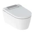 Geberit AquaClean Sela Dusch-WC weiß glanzverchromt Spülrandlos 146.220.21.1