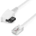 20m Router Kabel Telefon Kabel TAE-F Stecker auf RJ45 Stecker DSL VDSL Kabel
