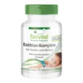 Baldrian Komplex mit Hopfen + Melisse - 90 Kapseln hochdosiert VEGAN | fairvital