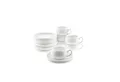 Almina Kaffeeservice Belicia Mokkatassen-Set mit Untertasse - 12-teilig aus Porzellan (12-tlg), 6 Personen, Porzellan, 12-teilig, aus Porzellan, für 6 Personen