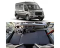Klappmatratze für Ford Transit 7 Bj ab 2014 (T56), BREMER SITZBEZÜGE, (Set, 3-teilige klappbare Schlafauflage), in Schwarz
