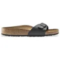 Birkenstock für Damen. 40793 Sandalen Madrid schwarz (37), Wohnung, Keine, Lässig