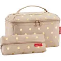 reisenthel beautycase SET Kulturtasche Kulturbeutel metallic dots coffee FG6050 - Beige