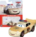 Mattel HKY55 Disney Pixars Cars On The Road Lightning McQueen Deputy Hazzard Spielzeugauto Modell Fahrzeug Actionauto 7 cm Maßstab 1:55
