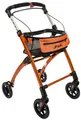 FabaCare Indoor-Rollator Jaguar faltbar, Leichtgewichtrollator mit Tablett