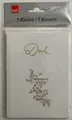 Kommunion - Danksagung - 5 Karten – 5 Umschläge – Kelch - Bundle