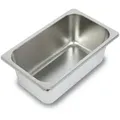 Vertes GN-Behälter 1/4 aus Edelstahl, 100mm tief, rostfrei, kratzfest, -40°C bis +300°C, für Bain-Marie & Gastronomie-Einsatz