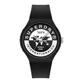 Superdry Herren Analoger Quarz Uhr mit Silicone Armband SYG279B
